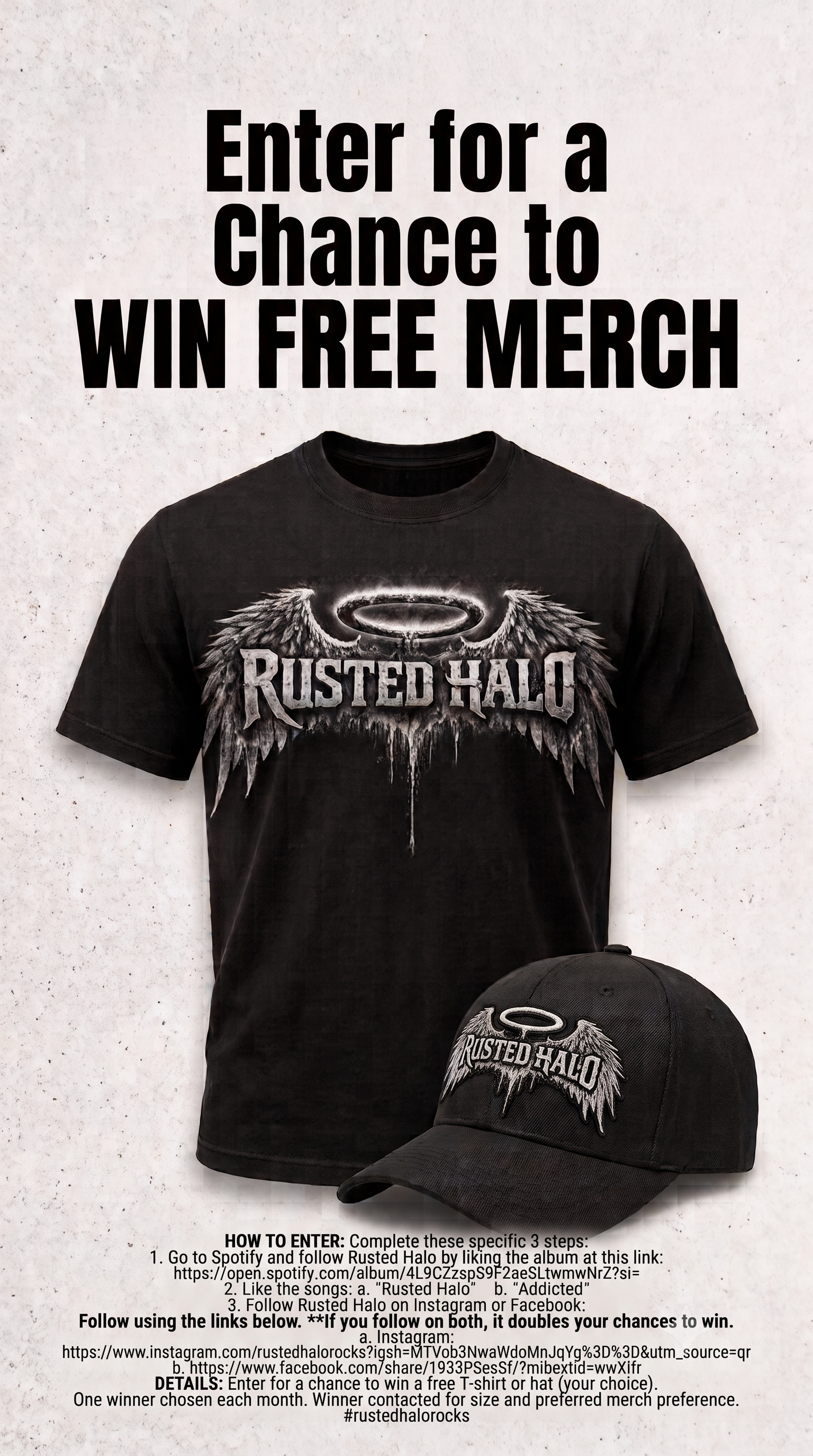 Enter for a Chance to Win Free Merch
